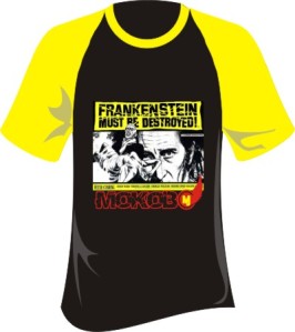 T-shirt Mokobo frankestein yellowblack