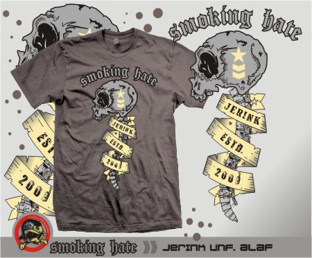 T-shirt Mokobo smoking hate_jerink unf